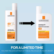 Cargar imagen en el visor de la galería, La Roche Posay Anthelios Ultra Light Fluid Facial Sunscreen Spf 60