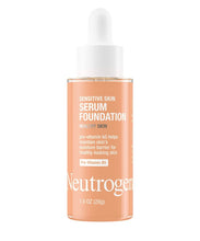 Cargar imagen en el visor de la galería, NEUTROGENA Sensitive Skin Serum Foundation with Moisturizing Vitamin-B5 tinta