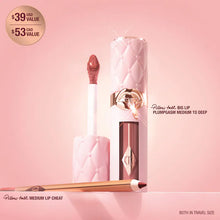 Cargar imagen en el visor de la galería, Charlotte Tilbury Mini Pillow Talk Plumpgasm Lip Liner and Lip Gloss Set