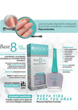 Cargar imagen en el visor de la galería, Masglo Clinical Base 8 en uno esmalte regenerador de uñas