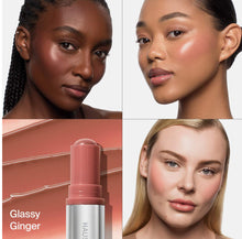 Cargar imagen en el visor de la galería, Haus labs color fuse longwear hydrating glassy lip + cheek blush balm stick