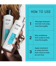 Cargar imagen en el visor de la galería, Nioxin 3 Kit de sistema, tratamiento para fortalecer y engrosar el cabello
