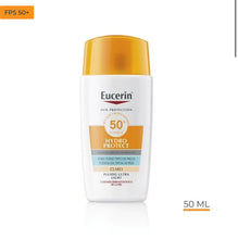 Cargar imagen en el visor de la galería, Eucerin Protector Solar Spf 50+ Hydro Protect Fluido Ultra Light con color