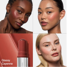 Cargar imagen en el visor de la galería, Haus labs color fuse longwear hydrating glassy lip + cheek blush balm stick