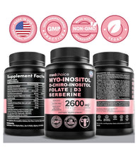 Cargar imagen en el visor de la galería, Myo-Inositol D-Chiro-Inositol D3 Berberine