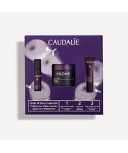 Cargar imagen en el visor de la galería, Caudalie Premier Cru Target All Signs of Aging Set