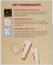Cargar imagen en el visor de la galería, K-Secret Seoul 1988 Cream: Snail Mucin 93% + Rice