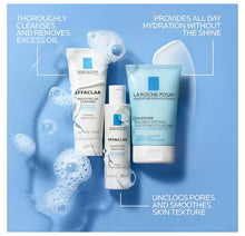 Cargar imagen en el visor de la galería, La Roche Posay Effaclar Daily Acne Essentials Kit para piel grasa con tendencia a acné.