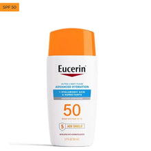 Cargar imagen en el visor de la galería, Eucerin Advanced Hydration Ultra-Light SPF 50 Face Sunscreen