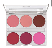 Cargar imagen en el visor de la galería, Kryolan Blusher paleta de 6 colores