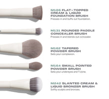 Cargar imagen en el visor de la galería, Morphe Portrait Mode 5-Piece Face Brush Set