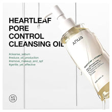 Cargar imagen en el visor de la galería, Anua Heartleaf + Vitamin E Pore Control Cleansing Oil Aceite Limpiador