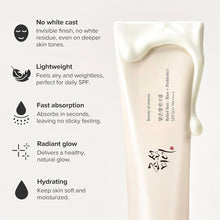 Cargar imagen en el visor de la galería, Beauty of Joseon Relief Sun Rice + Probiotics SPF 50+Protector solar