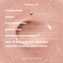 Cargar imagen en el visor de la galería, rhode Highlight Milk Multipurpose Luminizer
