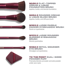 Cargar imagen en el visor de la galería, Morphe Rebellious 6 Piece Brush & Tool Set