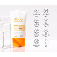 Cargar imagen en el visor de la galería, Avene Mineral Sunscreen Multi-Defense Fluid Tinted SPF 50+