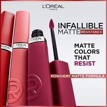 Cargar imagen en el visor de la galería, Loreal Infallible Matte Resistance Liquid Lipstick, labial líquido matte