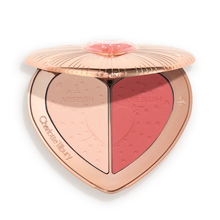 Cargar imagen en el visor de la galería, Charlotte Tilbury Pillow Talk Beauty Soulmates Airbrush Flawless Finish Brightening and Blush Powder Palette