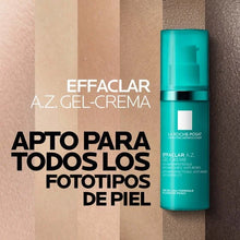 Cargar imagen en el visor de la galería, La Roche Posay Effaclar A.Z Gel Crema antimperfecciones y antiarrugas
