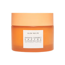 Cargar imagen en el visor de la galería, Glow Recipe Papaya Sorbet Smoothing Enzyme Cleansing Balm & Makeup Remover 100ml