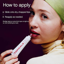 Cargar imagen en el visor de la galería, Topicals Slick Salve Glossy Lip Balm for Soothing + Hydration