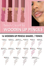 Cargar imagen en el visor de la galería, Beauty Creations Wooden Lip Pencil Delineador de labios