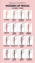 Cargar imagen en el visor de la galería, Beauty Creations Wooden Lip Pencil Delineador de labios