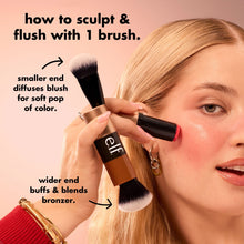 Cargar imagen en el visor de la galería, Elf Cream Blush & Bronzer Duo Brush