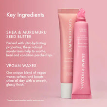 Cargar imagen en el visor de la galería, Summer Fridays Sweet Pink Duo with Birthday Cake + Strawberry Soft Serve Lip Butter Balm