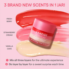 Cargar imagen en el visor de la galería, LANEIGE Berry Sweet Lip Treatment Minis Trio Set