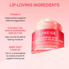 Cargar imagen en el visor de la galería, LANEIGE Berry Sweet Lip Treatment Minis Trio Set