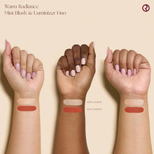Cargar imagen en el visor de la galería, Rare Beauty Mini Warm Radiance Blush & Luminizer Duo Makeup Gift Set