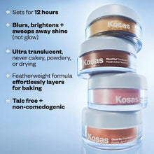 Cargar imagen en el visor de la galería, Kosas Cloud Set Loose Translucent Talc-Free Setting + Blurring Powder