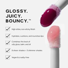 Cargar imagen en el visor de la galería, Saie Glossy Bounce Hydrating Lip Oil