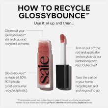 Cargar imagen en el visor de la galería, Saie Glossy Bounce Hydrating Lip Oil