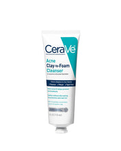 Cargar imagen en el visor de la galería, Cerave Acne Clay To Foam Cleanser Limpiador Facial