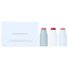 Cargar imagen en el visor de la galería, Westman Atelier Mini Baby Cheeks Lip + Cheek Cream Blush Stick Trio Gift Set