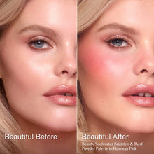 Cargar imagen en el visor de la galería, Charlotte Tilbury Pillow Talk Beauty Soulmates Airbrush Flawless Finish Brightening and Blush Powder Palette