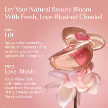 Cargar imagen en el visor de la galería, Charlotte Tilbury Pillow Talk Beauty Soulmates Airbrush Flawless Finish Brightening and Blush Powder Palette