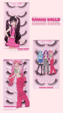 Cargar imagen en el visor de la galería, JLash Kawaii Dollz Paquete 5 Pares de pestañas