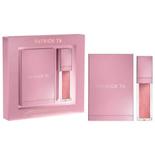 Cargar imagen en el visor de la galería, PATRICK TA Patrick's Glow and Gloss Set: Major Headlines Blush Duo and Lip Gloss Makeup Gift Set