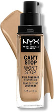 Cargar imagen en el visor de la galería, NYX Can’t Stop Won’t Stop Base
