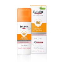 Cargar imagen en el visor de la galería, Eucerin Spf 50+ Sun Fluid Pigment Control para manchas