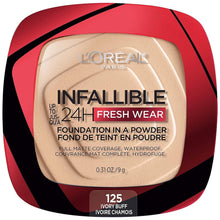 Cargar imagen en el visor de la galería, Polvos loreal Infallible Fresh Wear Foundation in a Powder
