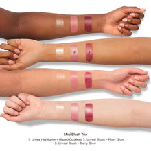 Cargar imagen en el visor de la galería, Charlotte Tilbury Mini Unreal Blush + Glow Trio
