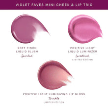 Cargar imagen en el visor de la galería, Rare Beauty by Selena Gomez 
Violet Faves Mini Cheek and Lip Trio Makeup Gift Set

