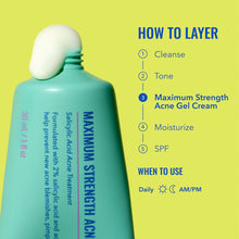 Cargar imagen en el visor de la galería, Good Molecules Máximum Strenght Acne Gel Cream
