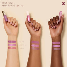 Cargar imagen en el visor de la galería, Rare Beauty by Selena Gomez 
Violet Faves Mini Cheek and Lip Trio Makeup Gift Set
