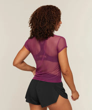 Cargar imagen en el visor de la galería, Gymshark Hybrid Mesh T-Shirt Camiseta deportiva
