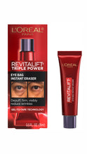 Cargar imagen en el visor de la galería, Loreal Revitalift Triple Power Eye Bag Instant Eraser Contorno de ojos
